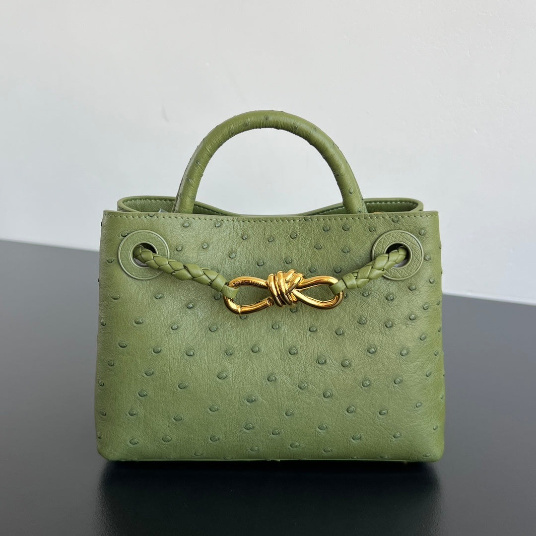Bottega Veneta Andiamo Handbag (Ostrich Leather)