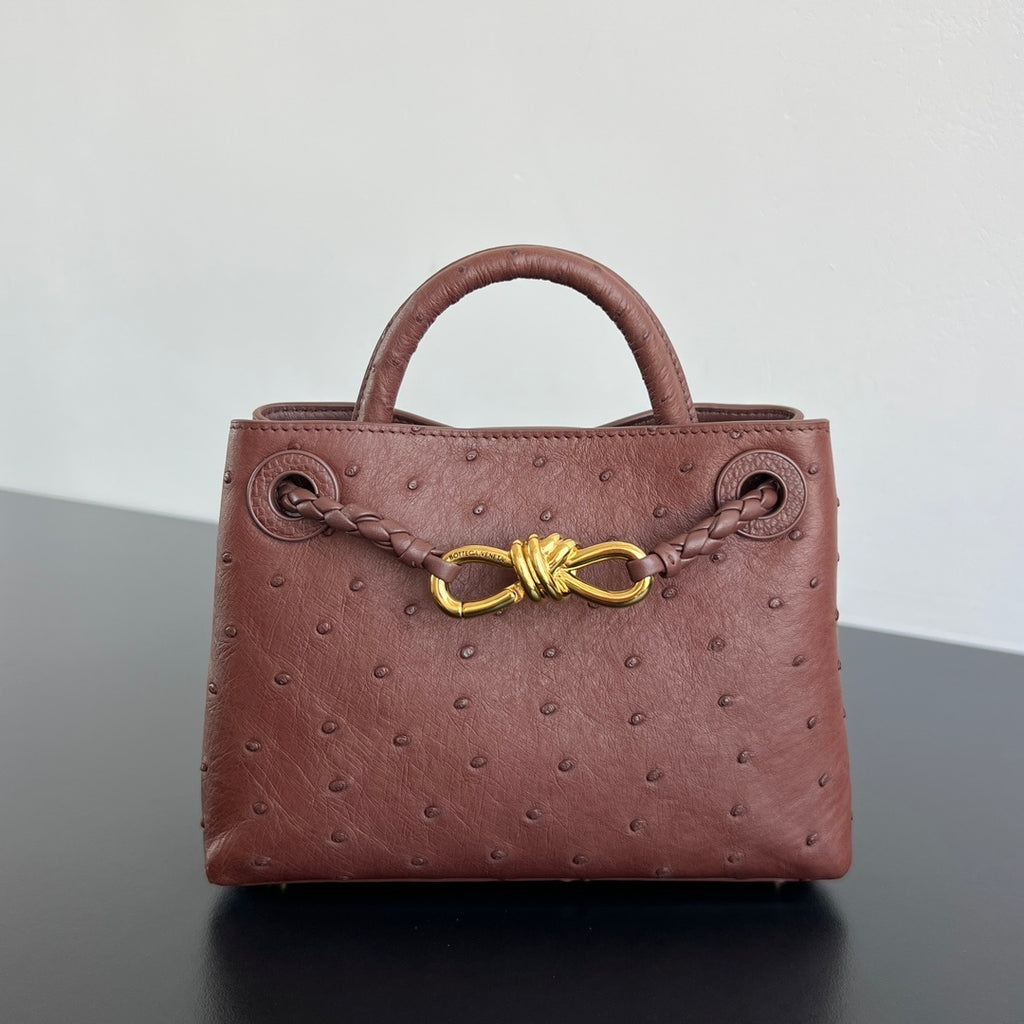 Bottega Veneta Andiamo Handbag (Ostrich Leather)