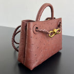 Bottega Veneta Andiamo Handbag (Ostrich Leather)