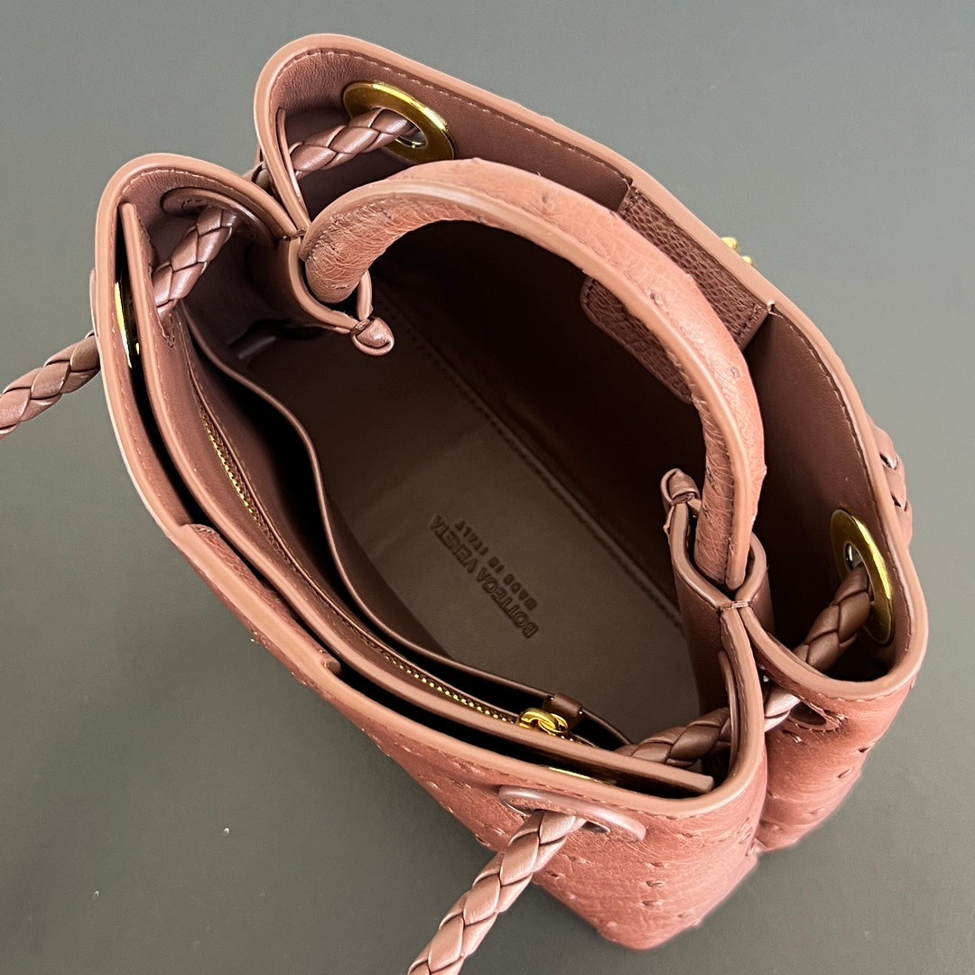 Bottega Veneta Andiamo Handbag (Ostrich Leather)