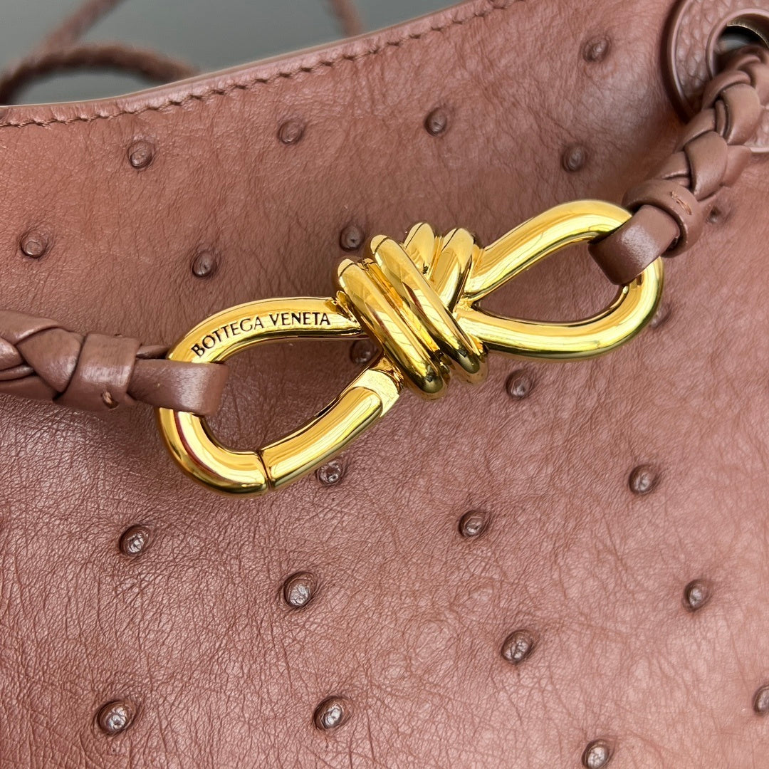 Bottega Veneta Andiamo Handbag (Ostrich Leather)