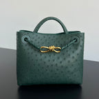 Bottega Veneta Andiamo Handbag (Ostrich Leather)