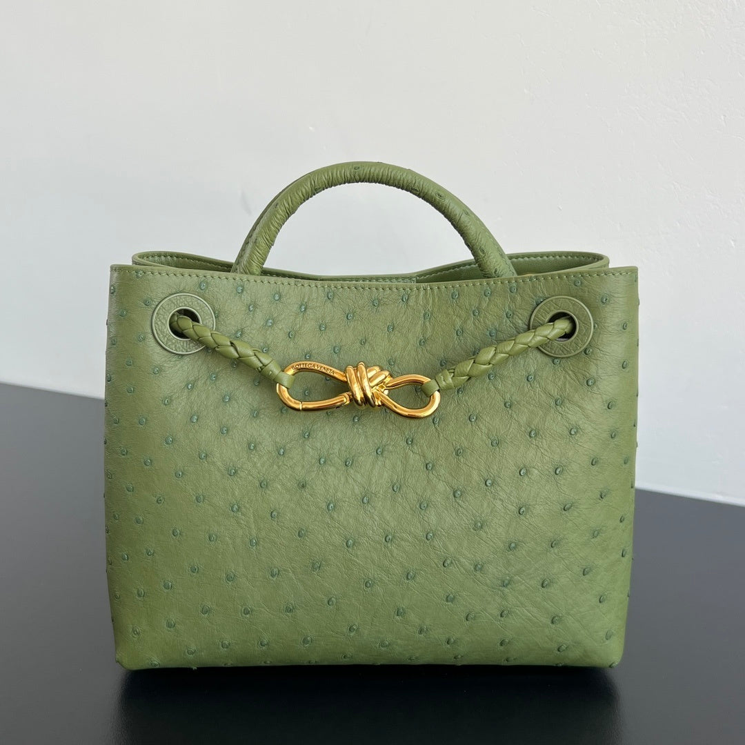 Bottega Veneta Andiamo Handbag (Ostrich Leather)