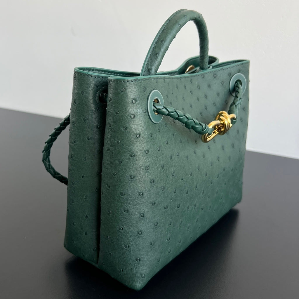 Bottega Veneta Andiamo Handbag (Ostrich Leather)