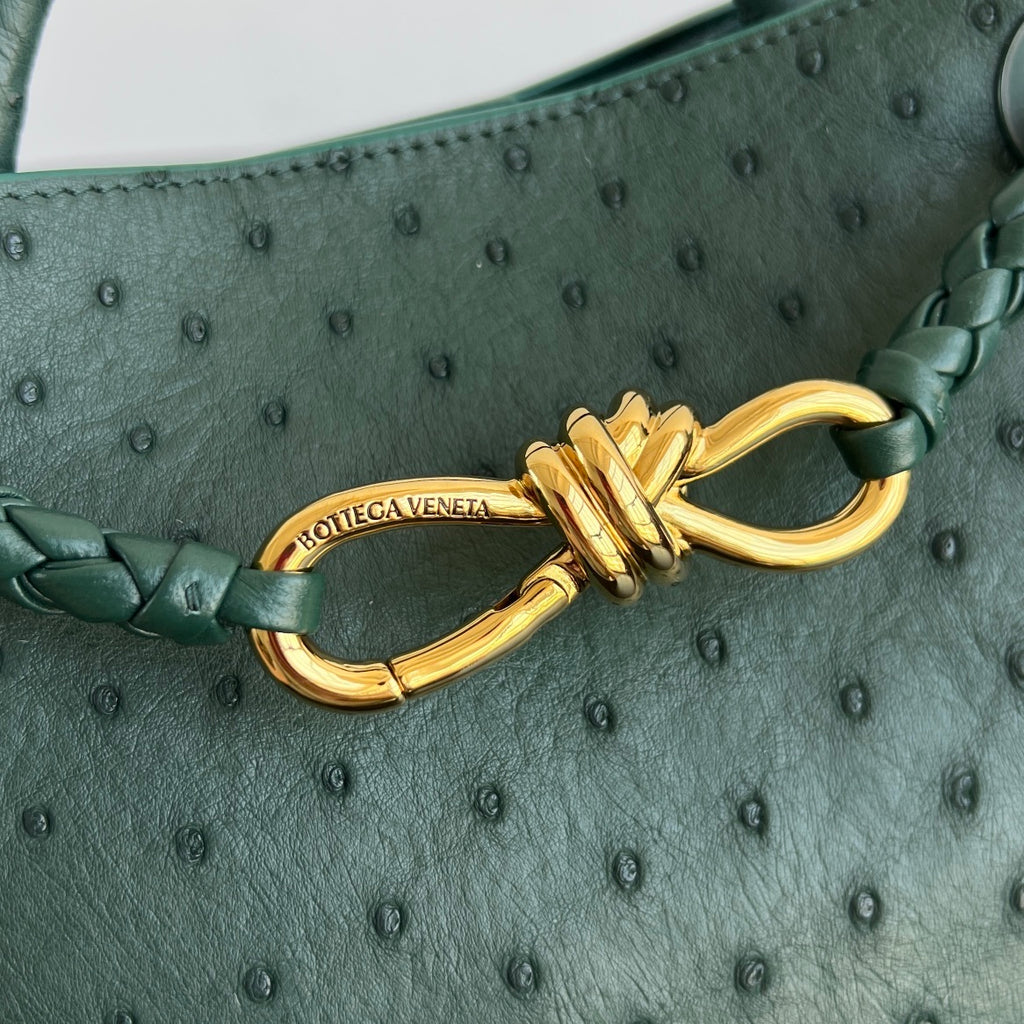 Bottega Veneta Andiamo Handbag (Ostrich Leather)