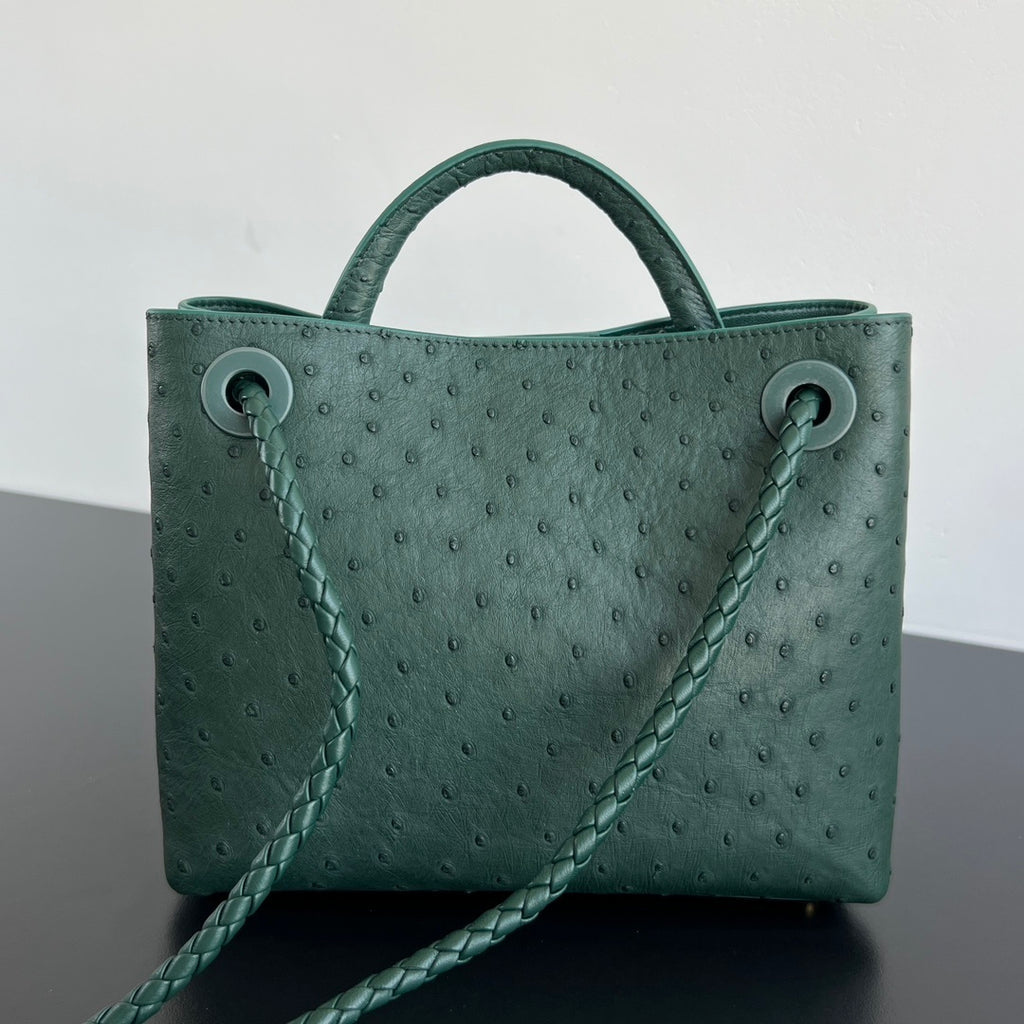 Bottega Veneta Andiamo Handbag (Ostrich Leather)