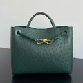 Bottega Veneta Andiamo Handbag (Ostrich Leather)