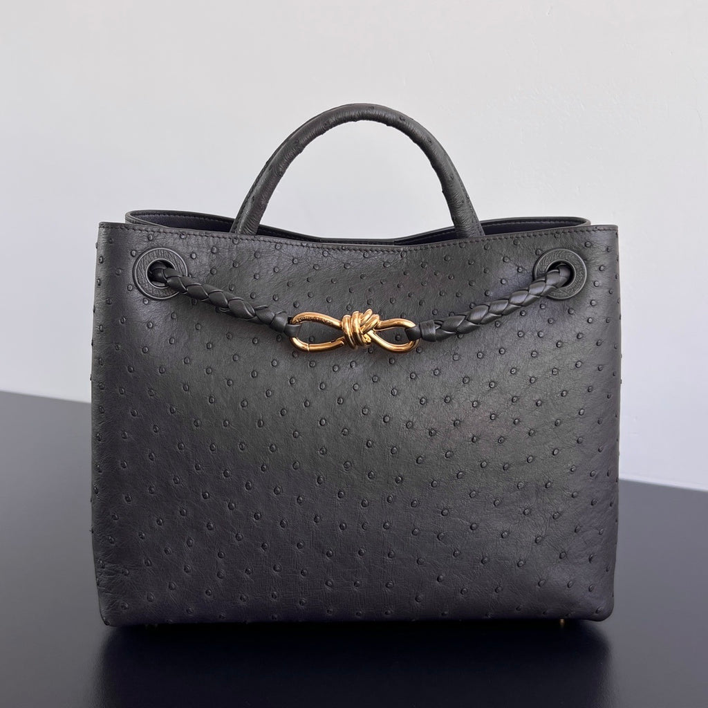Bottega Veneta Andiamo Handbag (Ostrich Leather)