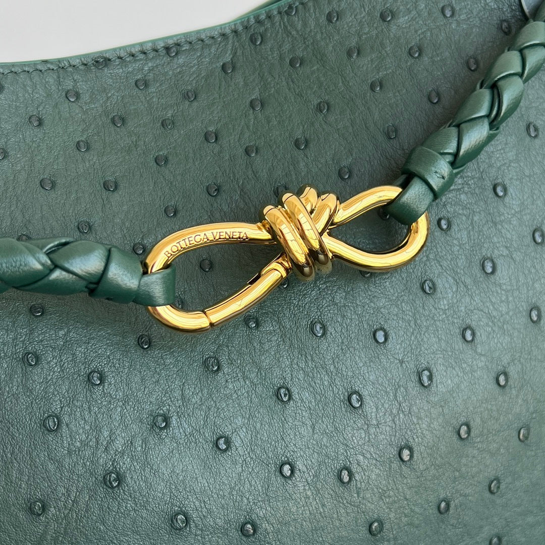 Bottega Veneta Andiamo Handbag (Ostrich Leather)