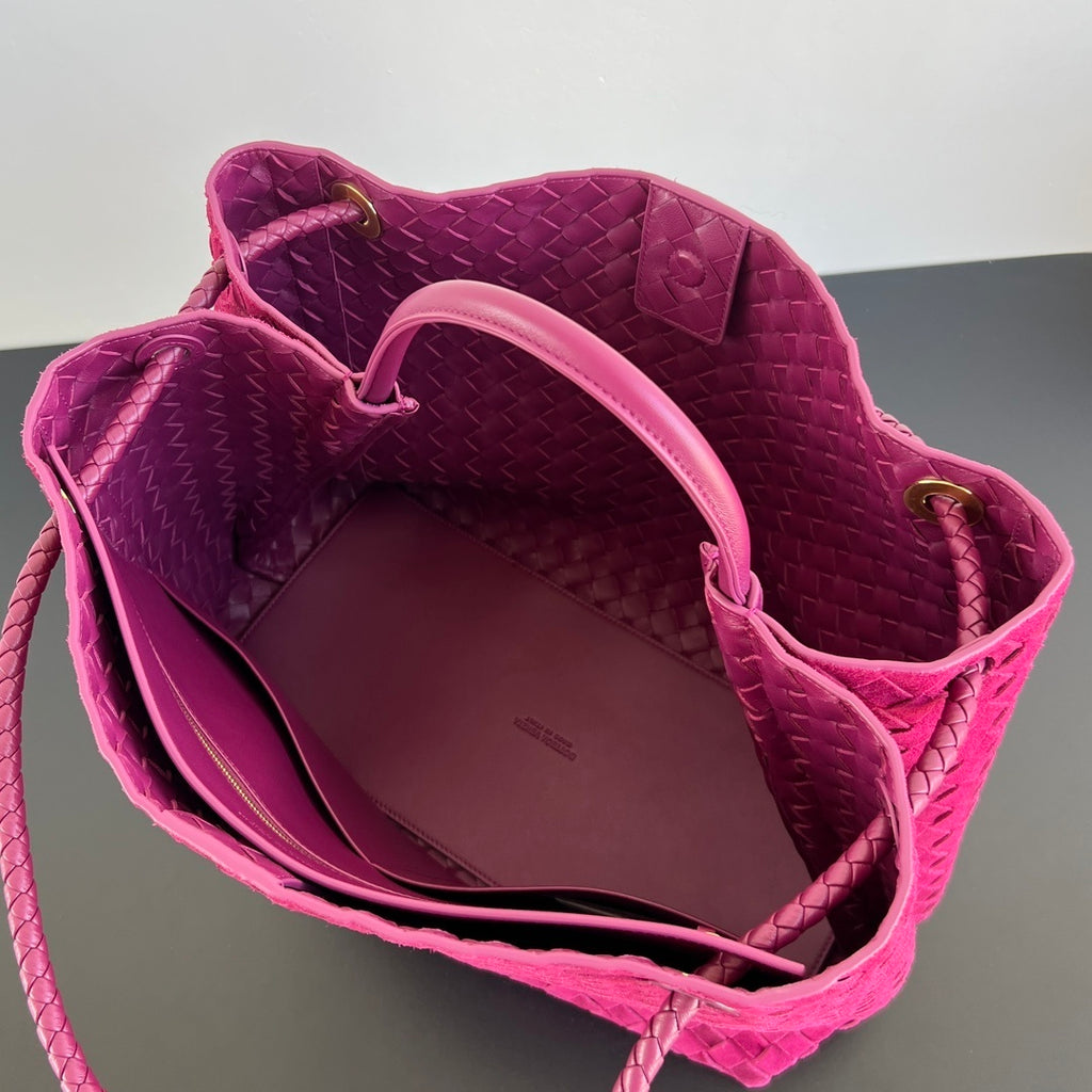 Bottega Veneta Andiamo Suede Bag
