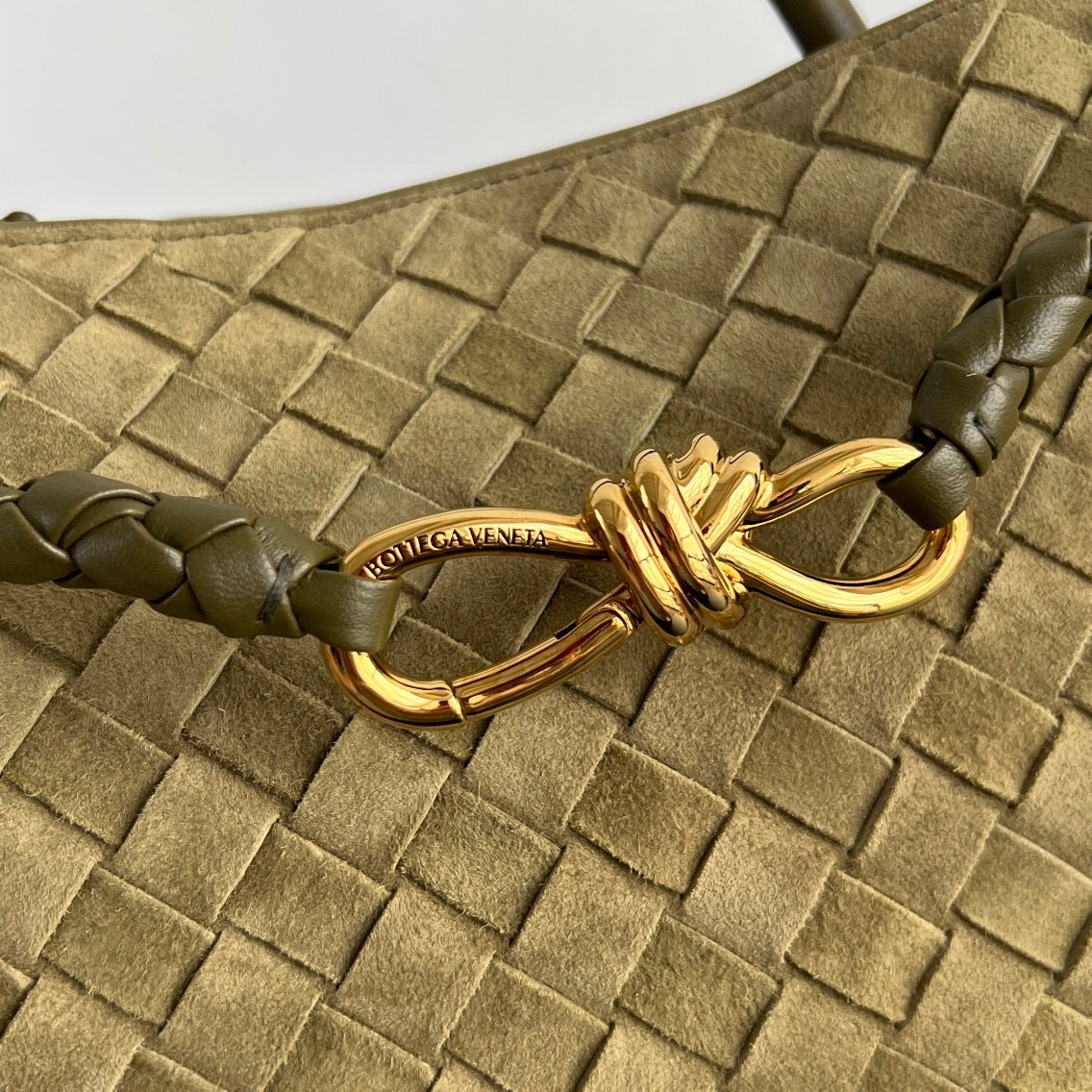 Bottega Veneta Andiamo Suede Bag