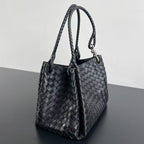 Bottega Veneta Intrecciato Suede Shoulder Bag