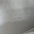 Bottega Veneta Croc-Embossed Long Clutch