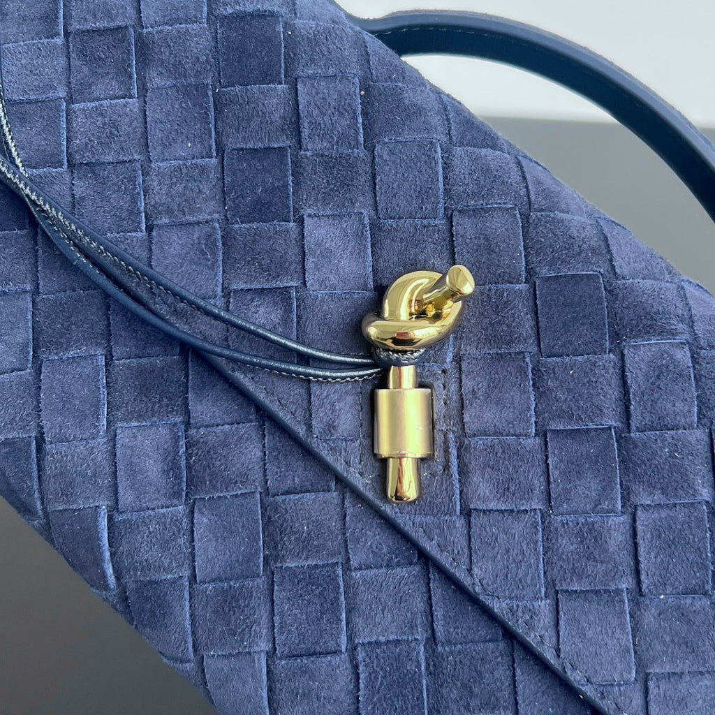 Bottega Veneta Suede Intrecciato Long Clutch