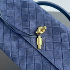 Bottega Veneta Suede Intrecciato Long Clutch