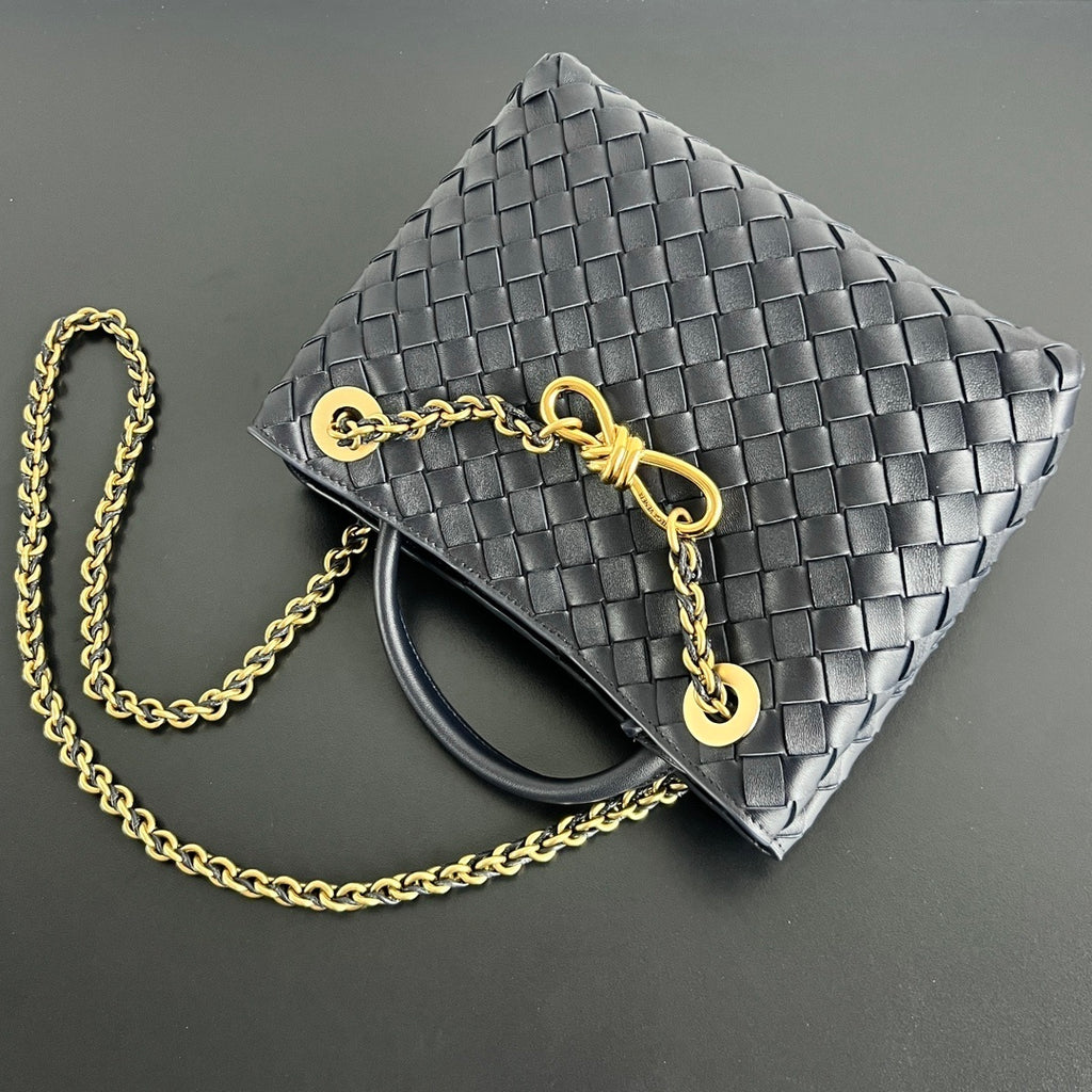 Bottega Veneta Chain-Interwoven Andiamo Bag