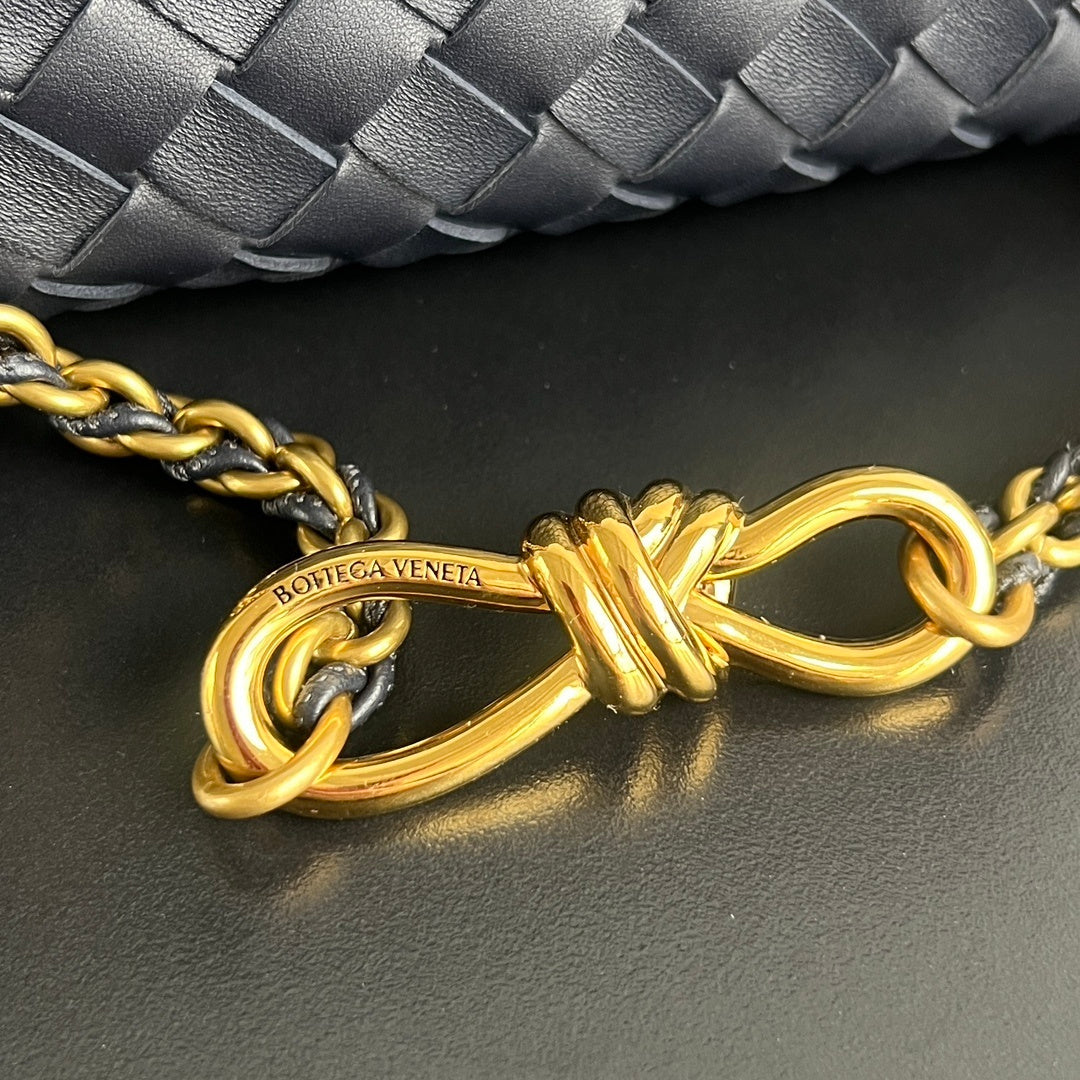 Bottega Veneta Chain-Interwoven Andiamo Bag