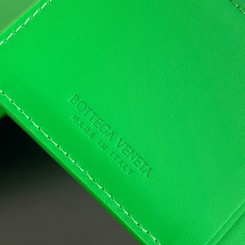 Bottega Veneta Large Woven Zip Card Holder