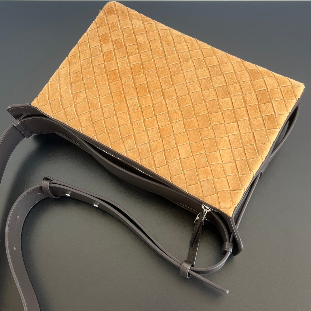 Bottega Veneta Tribeca Suede Box Bag