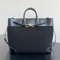 Bottega Veneta Andiamo Canvas-Leather Bag
