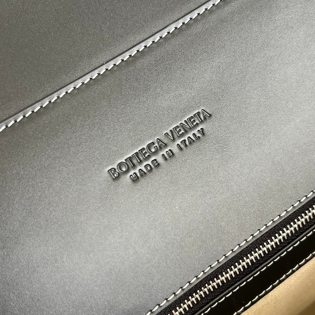 Bottega Veneta Andiamo Canvas-Leather Bag