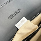 Bottega Veneta Andiamo Canvas-Leather Bag