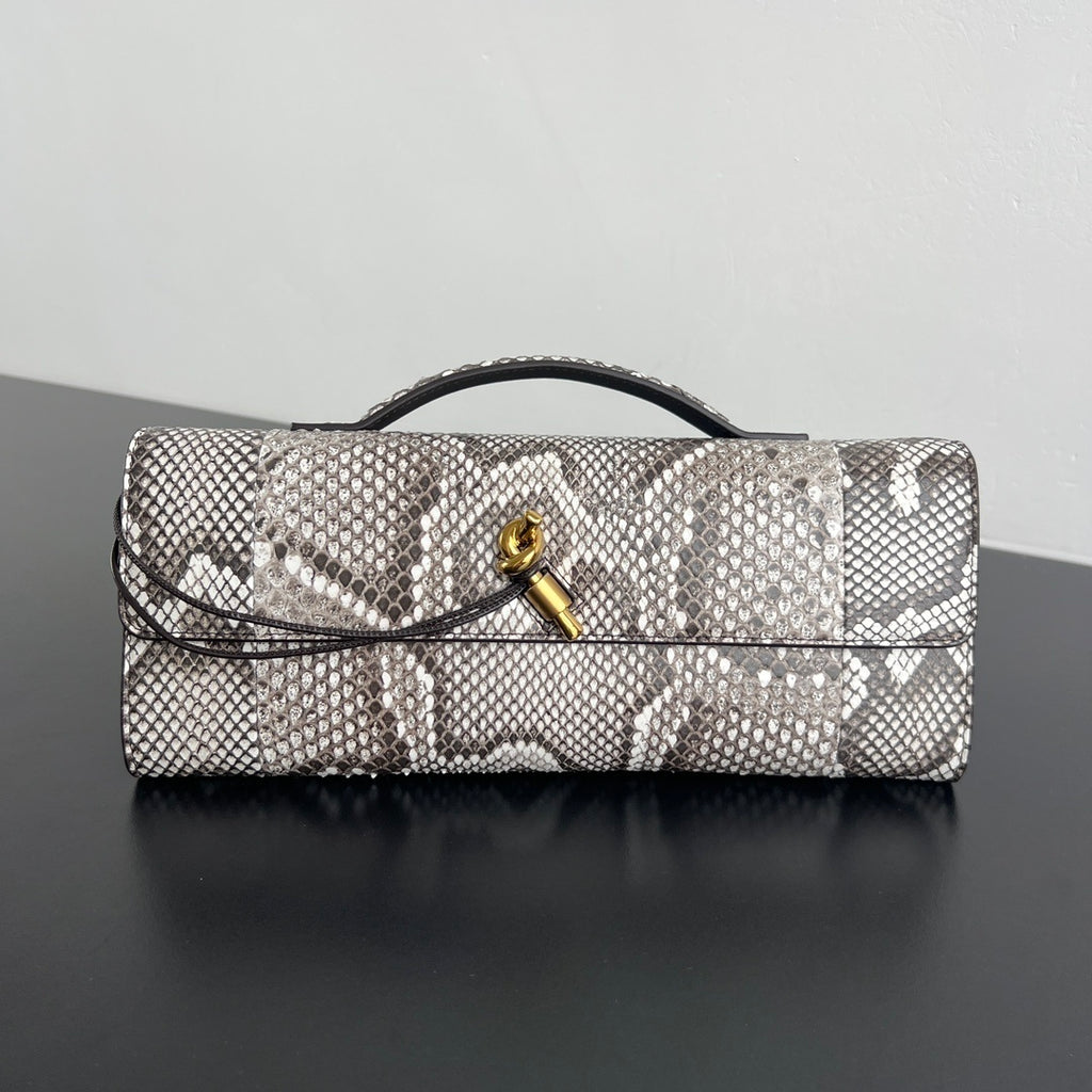 Bottega Veneta Snakeskin Clutch