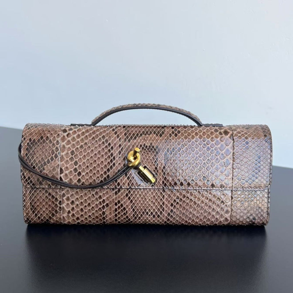 Bottega Veneta Snakeskin Clutch