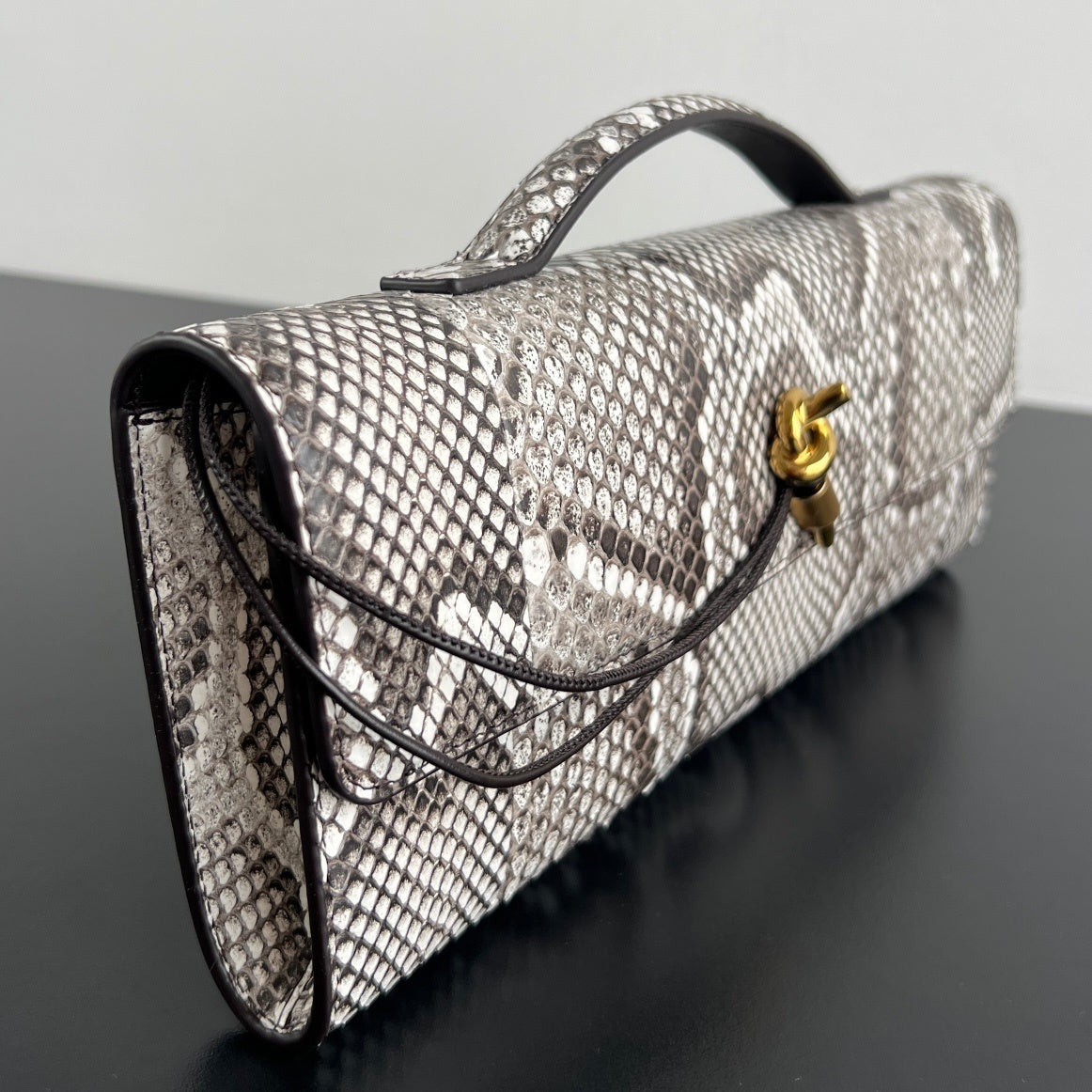 Bottega Veneta Snakeskin Clutch