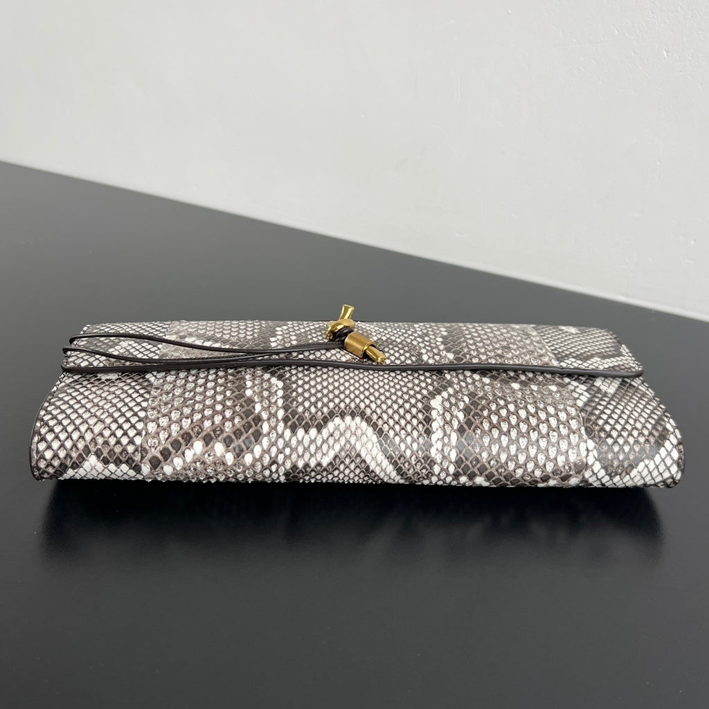 Bottega Veneta Snakeskin Clutch