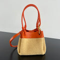 Bottega Veneta Raffia Parachute Bag