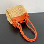 Bottega Veneta Raffia Parachute Bag
