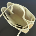 Bottega Veneta Andiamo Nylon Raffia Bag