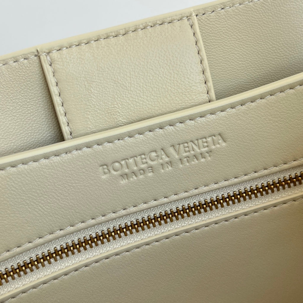 Bottega Veneta Andiamo Nylon Raffia Bag
