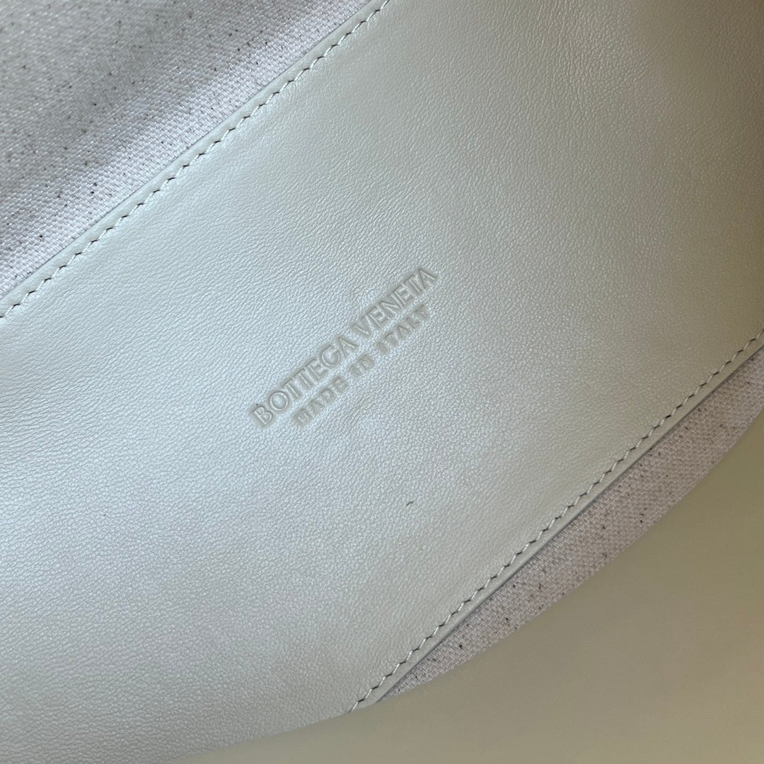Bottega Veneta Andiamo Nylon Raffia Bag