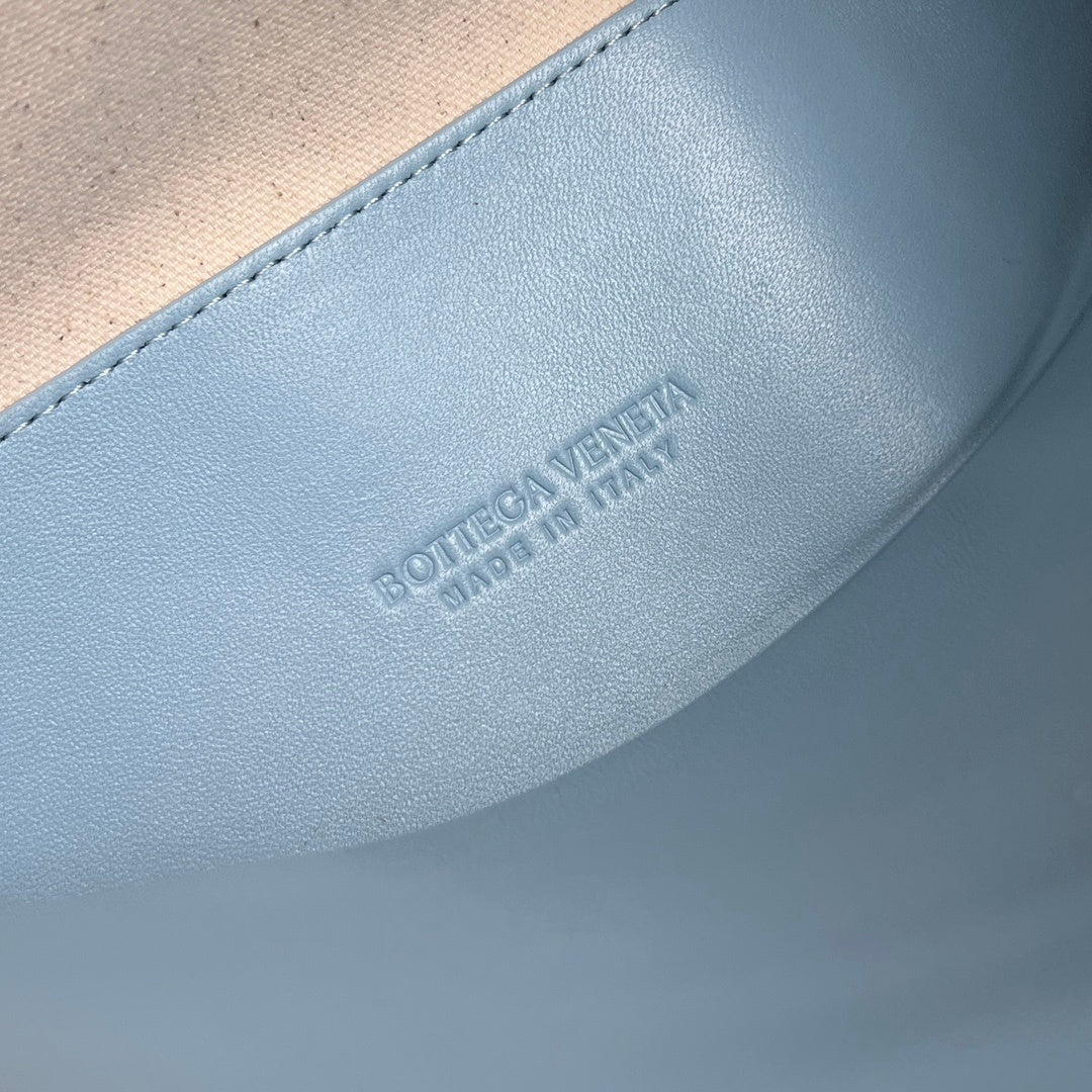 Bottega Veneta Andiamo Nylon Raffia Bag