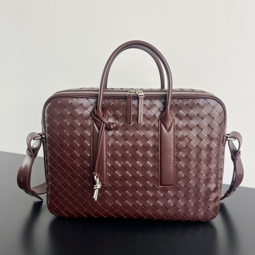 Bottega Veneta Soft Woven Briefcase