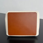 Bottega Veneta Parachute Canvas–Leather Bag