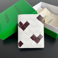 Bottega Veneta Woven Zip Bifold Wallet