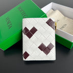 Bottega Veneta Woven Zip Bifold Wallet