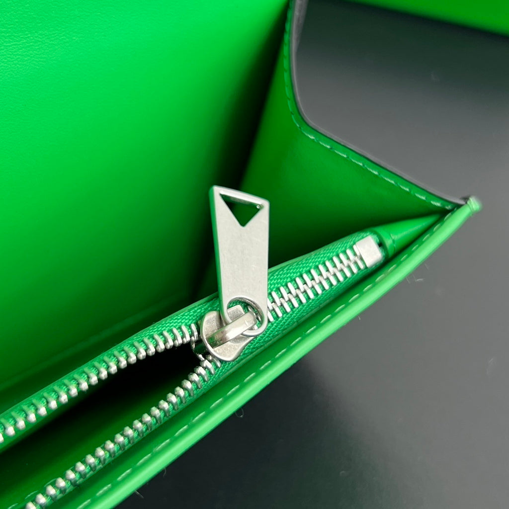 Bottega Veneta Woven Long Flap Wallet