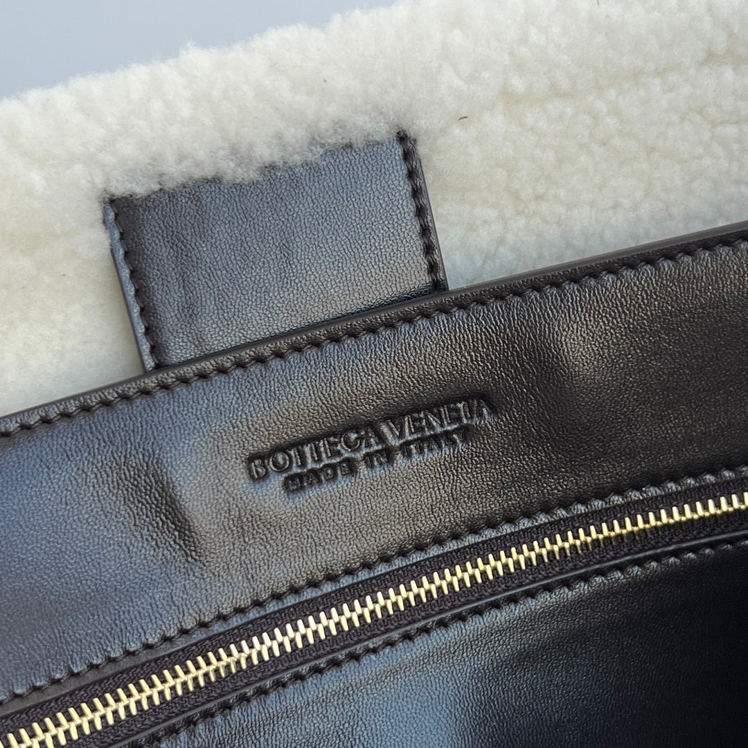 Bottega Veneta Andiamo Shearling Bag