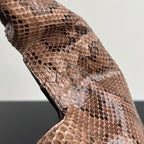 Bottega Veneta Snake Leather HOP Bag