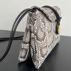 Bottega Veneta Liberta Snake Leather Crossbody Bag