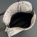 Bottega Veneta Liberta Snake Leather Crossbody Bag