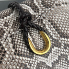 Bottega Veneta Liberta Snake Leather Crossbody Bag