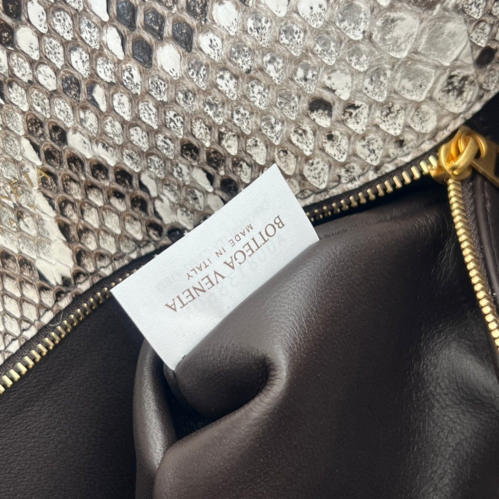 Bottega Veneta Liberta Snake Leather Crossbody Bag