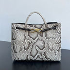 Bottega Veneta Andiamo Snake Leather Bag