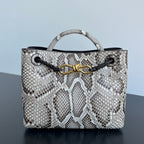 Bottega Veneta Andiamo Snake Leather Bag