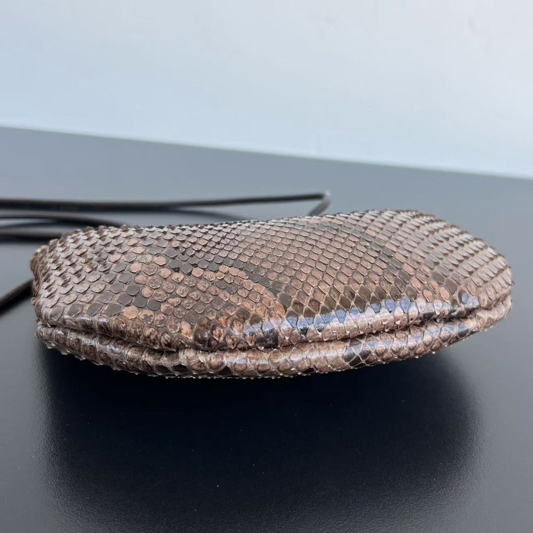 Bottega Veneta Sardine Snake Leather Mini Bag